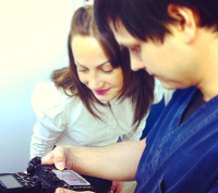 Пластический хирург Валерий Стайсупов с пациенткой