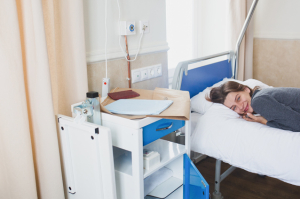 Ксения Чудинова в стационаре клиники Семейная