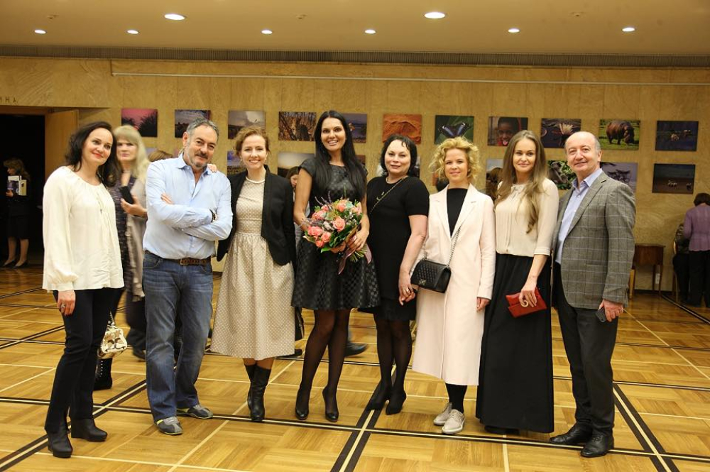 На открытии выставки «Жажда жизни» в ГКД