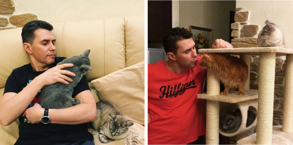 А вы знали, что Денис Агапов — заядлый кошатник?
