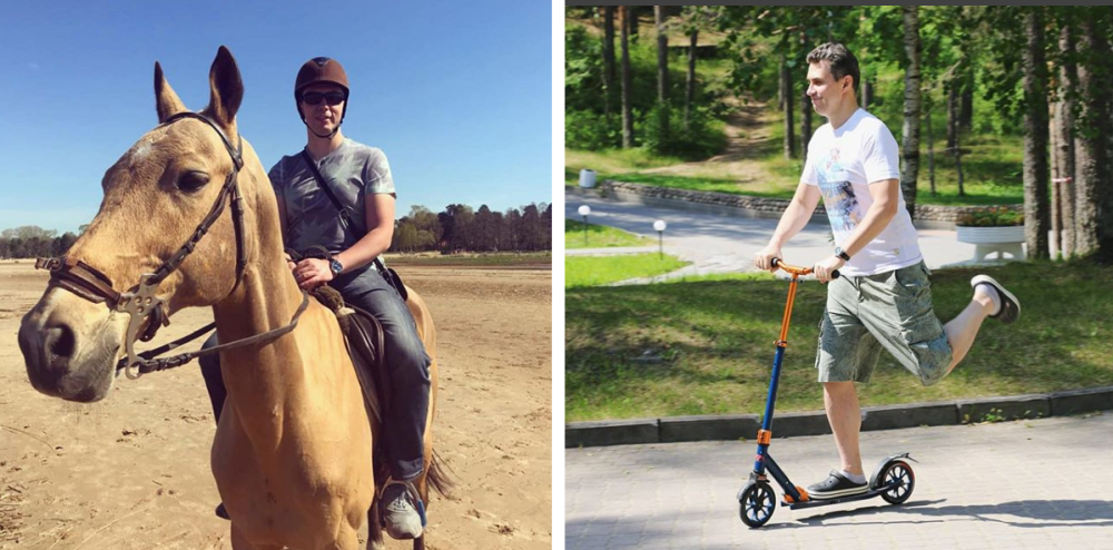 Пластический хирург предпочитает активные виды отдыха