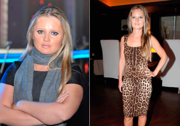 Дана Борисова до и после похудения