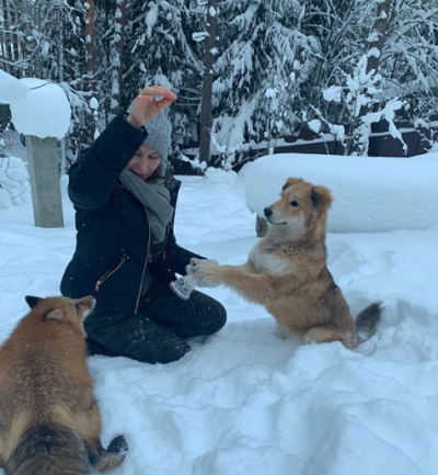 Пластический хирург Наталья Янковская с питомцами