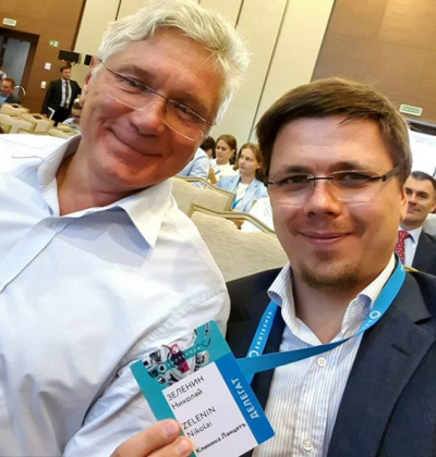 Пластический хирург Николай Зеленин с отцом