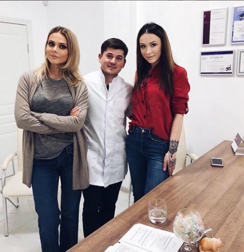 Пластический хирург Тагир Файзуллин с известными пациентками