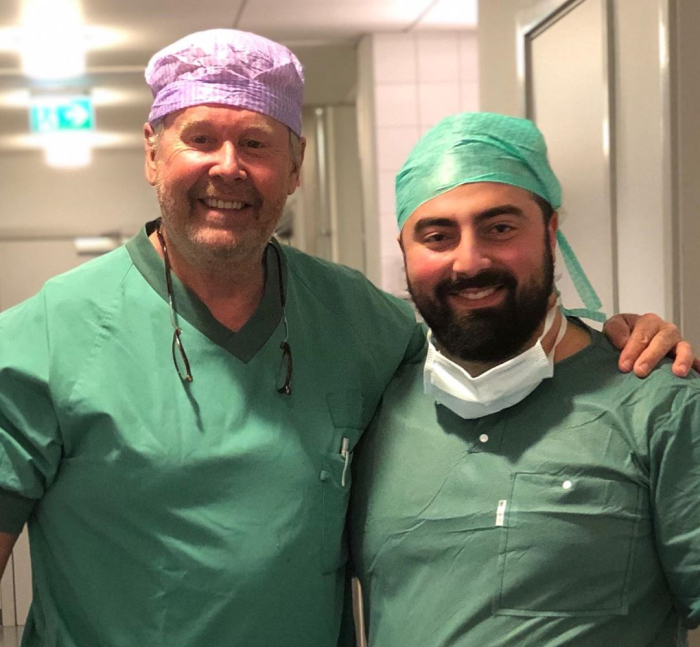 Пластический хирург Гукас Миракян с Пер Хеденом