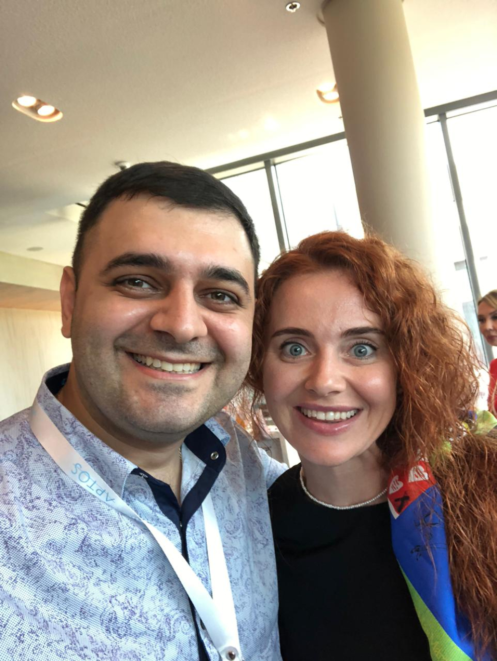 Пластический хирург Вардан Аршакян с коллегой на конгрессе «Колхида 2021»