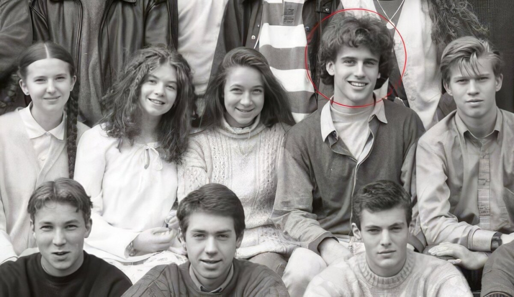 Эммануэль Макрон в молодости